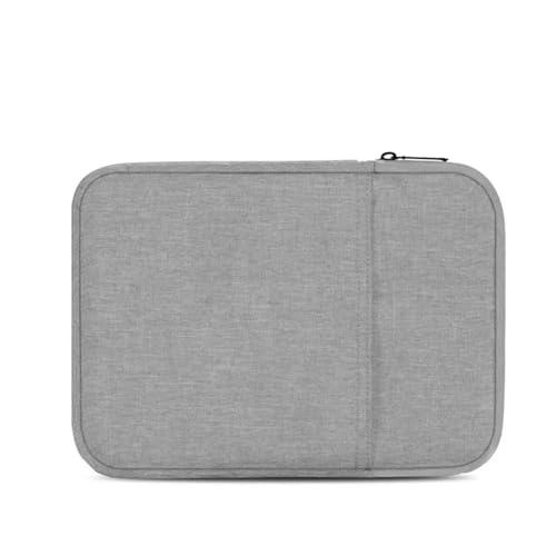 Tablet Tasche Hülle Tablet-Hülle, Handytasche, stoßfeste Schutzhülle, tragbare Laptop-Tasche Für Männer,Frauen(Grey-10 inch) von QAZWZG