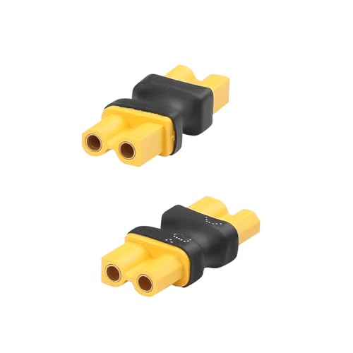 QIANRENON Vergoldete XT30 Flugmodellbau Stromversorgungen Anschluss Koppler 15A XT30 Buchse auf XT30 Buchse Li Batterie Erweiterung Adapter, für Außenstromversorgung RC Boot Auto Modelle, 2Pcs QIANRENON Vergoldete XT30 Flugmodellbau Stromversorgungen Anschluss Koppler 15A XT30 Buchse auf XT30 Buchse Li Batterie Erweiterung Adapter, für Außenstromversorgung RC Boot Auto Modelle, 2Pcs von QIANRENON