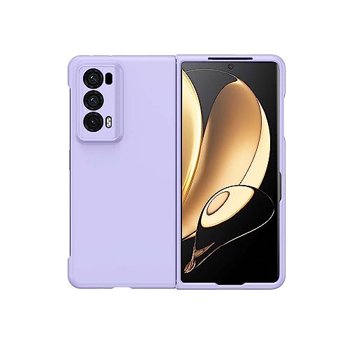 QINOUK Hülle für Honor Magic V2, [Anti-Kratzer] Ultradünn Harte PC-Schutzhülle Shockproof Case, für Honor Magic V2-Lila von QINOUK