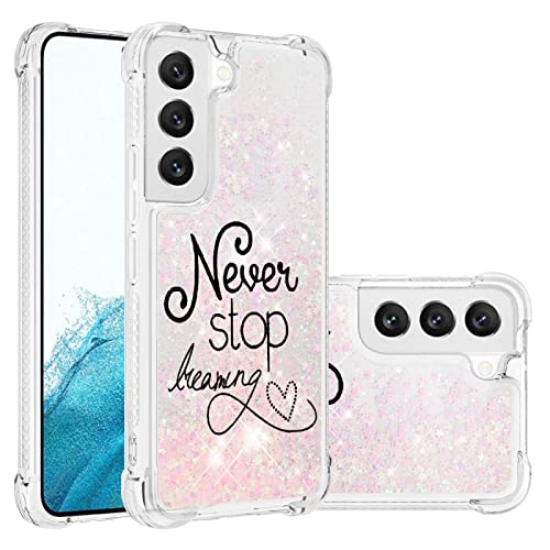 QIWEIQING Kompatibel mit Samsung Galaxy A05S Glitzer Hülle, Mädchen Glitzern Handyhülle, Paillette Leicht Flexibel Clear Silikon Schutzhülle für Samsung Galaxy A05S. Buchstabe YB von QIWEIQING