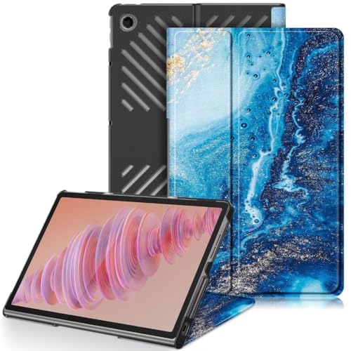 QJONSIU Hülle Kompatibel mit Lenovo Tab Plus 11.5 2024, [Standfunktion] Ultradünne Smart Cover mit Auto Sleep Wake, PU und PC Anti-Kratz Schutzhülle-3 von QJONSIU