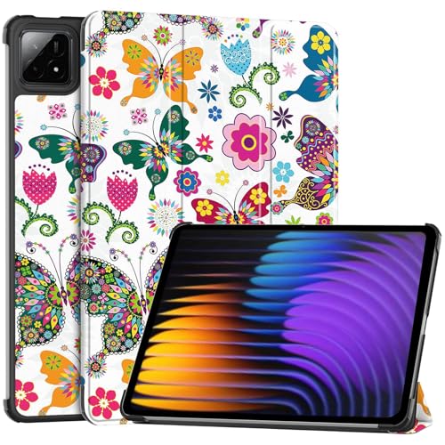 QJONSIU Hülle Kompatibel mit Xiaomi Pad 7/Xiaomi Pad 7 Pro, [Standfunktion] Ultradünne Smart Cover mit Auto Sleep Wake, PU und PC Anti-Kratz-Schutzhülle, für Xiaomi Pad 7 Pro-1 von QJONSIU