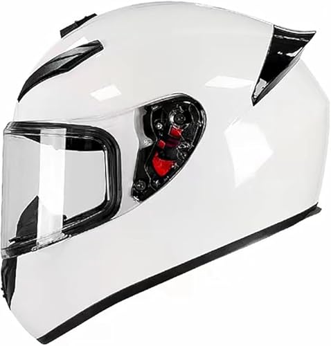 Integralhelm Rapid Street Für Motorradfahrer, ECE-Geprüfter Klapphelm Mit Integriertem Modul, Für Erwachsene, Männer Und Frauen C,L/(57~58cm) von QKDWQZ