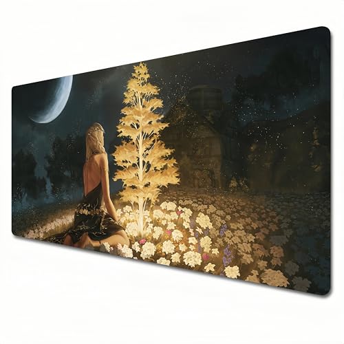 QMDUQMYZ Elden Ring Mauspad, XL, Gelb, großes Gaming-Mauspad, 800 x 300 cm, geeignet für Tastatur-Pads und Schreibtischunterlagen für das Heimbüro, Größe XL QMDUQMYZ Elden Ring Mauspad, XL, Gelb, großes Gaming-Mauspad, 800 x 300 cm, geeignet für Tastatur-Pads und Schreibtischunterlagen für das Heimbüro, Größe XL von QMDUQMYZ