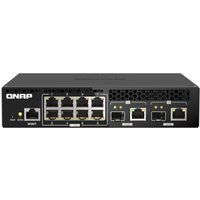 QNAP QSW-M2108R-2C Switch Managed 8 port 2.5Gbps, 2 port 10Gbps SFP+/ NBASE-T von QNAP