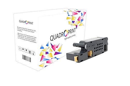 QUADROPRINT Toner ersetzt Dell 593-11141 79K5P Cyan, ca. 1.400 Seiten, für Dell 1350 1355, C 1700 1760 1765 c cn cnw nf nfw nw Series von QUADROPRINT