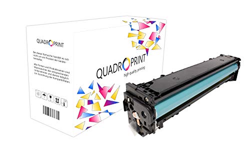 QUADROPRINT Toner ersetzt HP CB542A 125A Gelb, ca. 1.400 Seiten, für HP Color Laserjet cm 1500 1512, Color Laserjet CP 1200 1210 1213 1214 1215 1216 1217 1500 1510 1513 1514 1515 1516 1517 1518 1519 von QUADROPRINT