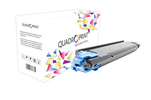 QUADROPRINT Toner ersetzt Kyocera TK-5140-C Cyan, ca. 5.000 Seiten, für Kyocera ECOSYS M 6030 6530, ECOSYS P 6130 CDN von QUADROPRINT