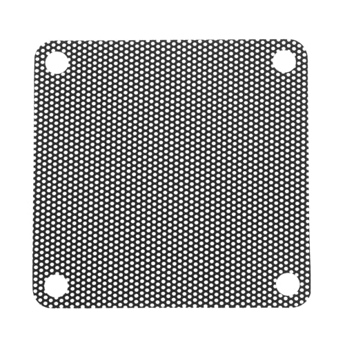 QUARKZMAN 20 Stück PC-Staubfilter, 60mmx60mm PVC Computer-Gehäuse-Kühler Staubschutz-Mesh-Abdeckung Lüftergitter für Computer-Chassis-Lautsprecher, Schwarz von QUARKZMAN