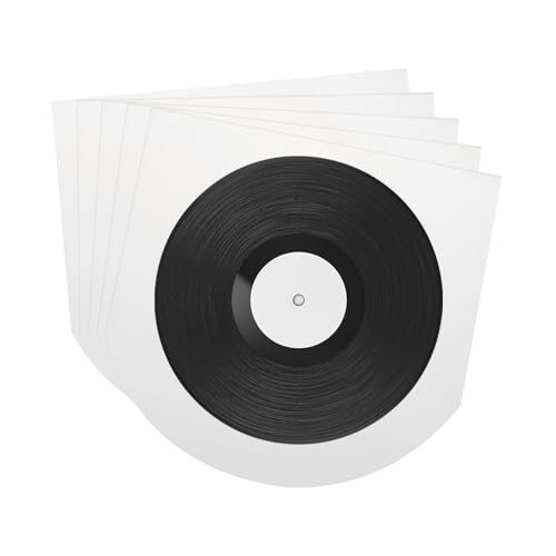 QUARKZMAN 25 Stück Vinyl-Außenhüllen, klare Vinyl-Schallplattenhüllen 7" x 6,8" Vinyl-Schallplatten-Schutzabdeckungen für 7" Single-LP-Sammlungen von QUARKZMAN