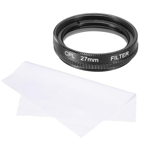 QUARKZMAN 27mm Zirkularer Polarisationsfilter, Doppelseitige Mehrschichtbeschichtungen Polarisationsfilter mit Reinigungstuch für Kameraobjektiv QUARKZMAN 27mm Zirkularer Polarisationsfilter, Doppelseitige Mehrschichtbeschichtungen Polarisationsfilter mit Reinigungstuch für Kameraobjektiv von QUARKZMAN