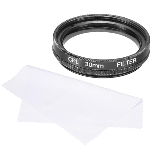 QUARKZMAN 30mm Zirkularpolfilter, doppelseitige Mehrschichtbeschichtungen Polarisationsfilter mit Reinigungstuch für Kameraobjektiv QUARKZMAN 30mm Zirkularpolfilter, doppelseitige Mehrschichtbeschichtungen Polarisationsfilter mit Reinigungstuch für Kameraobjektiv von QUARKZMAN