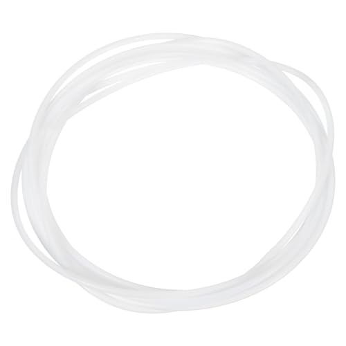 QUARKZMAN PTFE-Schlauch 1mm ID 1,6mm OD, 1,5m lang, Hochtemperaturschlauch, Isolierschlauch für 3D-Drucker, weiß von QUARKZMAN