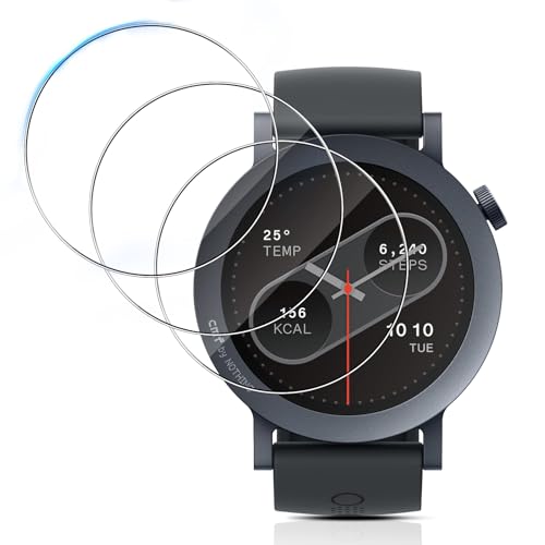 QULLOO 3 Stück Schutzfolie für Panzerglas für CMF by Nothing Watch Pro 2 / Samsung Galaxy Watch 7 40MM / Watch 7 Ultra 47MM, 2.5D Schutzglas Displayfolie Anti-Bubble Klar Displayschutzfolie Folie von QULLOO