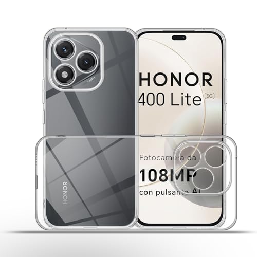 QULLOO Hülle für Honor 400 Lite 5G Case, Crystal Clear Hinten Schutzhülle Transparent Silikon Ultra Dünn Stoßdämpfung Weich TPU handyhülle für Honor 400 Lite QULLOO Hülle für Honor 400 Lite 5G Case, Crystal Clear Hinten Schutzhülle Transparent Silikon Ultra Dünn Stoßdämpfung Weich TPU handyhülle für Honor 400 Lite von QULLOO