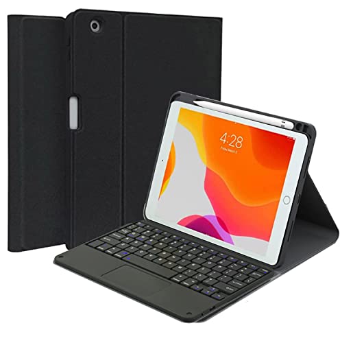 QYiiD Tastatur Hülle für iPad Mini 6 2021 (6. Generation), Hülle mit Tastatur, Deutscher QWERTZ Tastatur mit Touchpad Magnetisch Abnehmbarer Keyboard für Pad Mini 6 8,3 Zoll, Schwarz von QYiiD