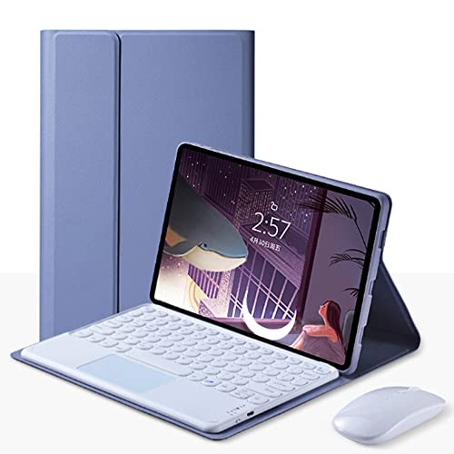 QYiiD Tastatur-Hülle mit Maus für Xiaomi RedMi Pad 10,6 Zoll 2022, Folio-Tastatur-Schutzhülle mit magnetisch abnehmbarer kabelloser Tastatur für RedMi Pad 10,61 Zoll (26,9 cm) veröffentlicht 2022 von QYiiD