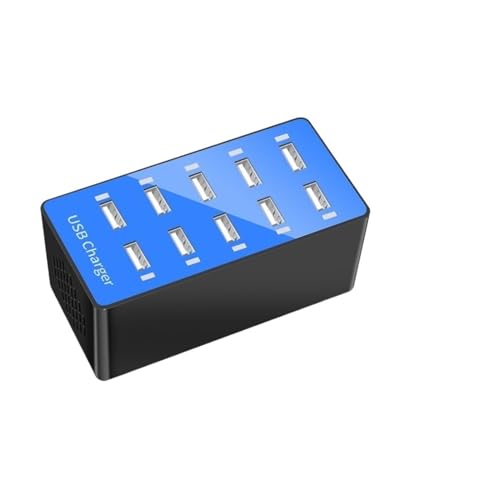 USB-Ladegerät, 300 W Multi-Schnell-USB-Ladegerät, 60 Ports, tragbare USB-Ladestation, intelligentes Wandladegerät,unterstützt mehrere Schnellladungen(WS) von QZCX