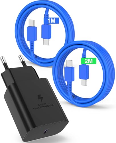 45 W Ladegerät USB C Schnellladung für Samsung Galaxy S25/S24 Ultra-Blue 45 W Ladegerät USB C Schnellladung für Samsung Galaxy S25/S24 Ultra-Blue von QZVOO