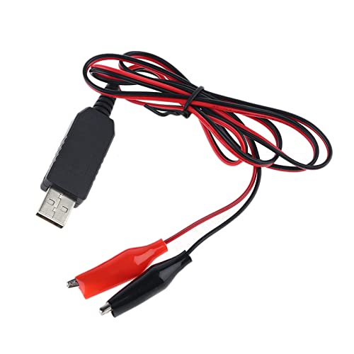 Qaonsciug 2 M USB 5 V Auf 1 5 V Netzteil Clip Kabel AA Ersetzen Sie 1 Stück 1 5 V Für Uhr Spielzeug Und Mehr. 1 5 V Ladegerät Adapter von Qaonsciug