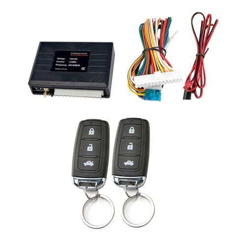 Qbkohphifm Auto-Fernbedienung Zentralverriegelung Keyless-System Fernbedienung Auto Alarmanlagen Zentralverriegelung mit Auto Remote Central Kit von Qbkohphifm