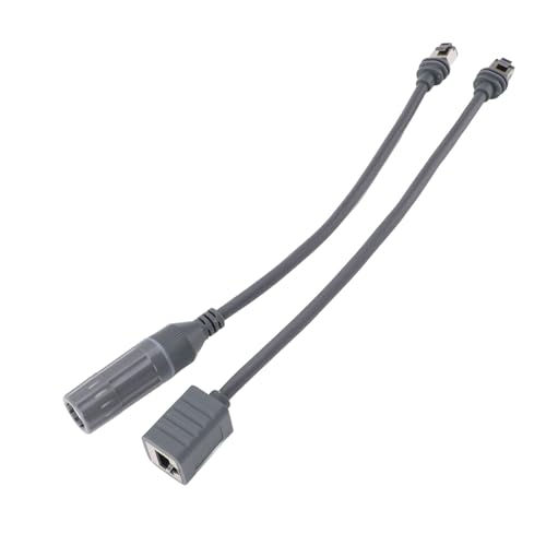 2-teiliger Satellitenkabel-RJ45-Adapter, Kupfermaterial, Hochgeschwindigkeitsübertragung, SPX auf RJ45-Stecker für Rechteckige Gen3 V3-Satellitenverbindung, Stabile Verbindung von Qcwwy