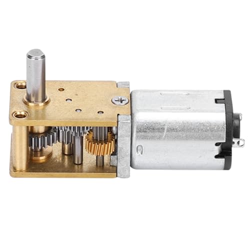 Langlebiger Rotkupfer-Minimotor N20 DC12V-Geschwindigkeitsreduzierung CW/CCW-Mikromotor für Elektronische Schlösser (DC12V381RPM) von Qcwwy