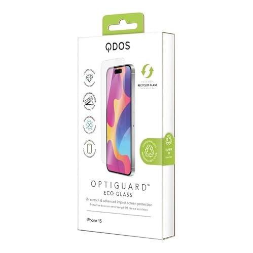 Qdos VERRE OPTIGUARD ECO Glass TRANSPARENT iPhone 15 von QDOS