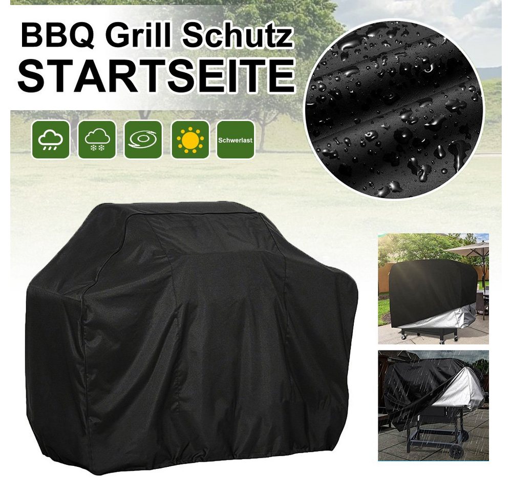 Qelus Abdeckhaube Gasgrill 210D Oxford Stoff Schutzhülle Grill Grillabdeckung, Wetterfest Schutzhülle BBQ Cover von Qelus