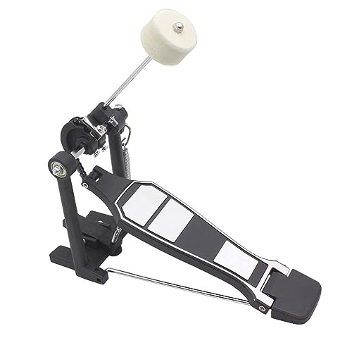 Qerwsdty Drum Set Single-Step Jazz Drum Pedal Bottom Drum Practice Step Hammer Double-Chain Step Hammer Percussion Instrument Zubehör Teile von Qerwsdty