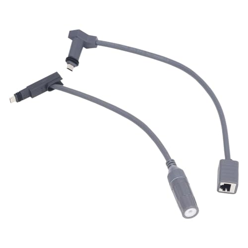 Qhpnunhq Adapter männlich auf RJ45, Kabel RJ45-1, RJ-2, weiblich, RJ45, wasserdicht, 24 AWG, 1200 Mbps, RJ45-Adapter, für Router von Qhpnunhq