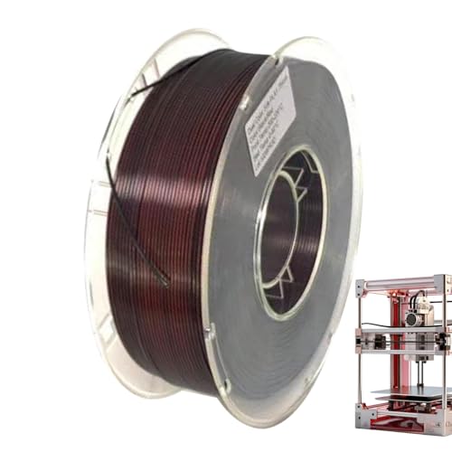 3d Printing Filament 1kg, tone 3d Printing Filament, 1.75mm Color Change Filament, Silky Shine 3d Filament, Shiny 3d Printing Material, 1 Kg Spool Filament, Compatible 3d Printer Filament von Qhvynpo