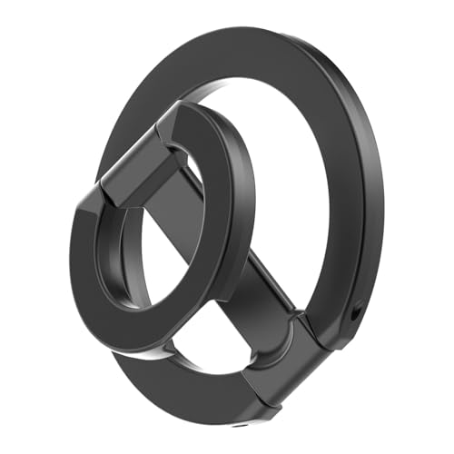 Magnetischer Telefonringhalter | 360 Grad Drehbarer Telefonring | Magnetischer Handyhalter, Handy-Ring-Fingerhalter, Magnetischer Handygriff, Universeller Handy-Ringhalter, Abnehmbarer Ringständer Für von Qhvynpo