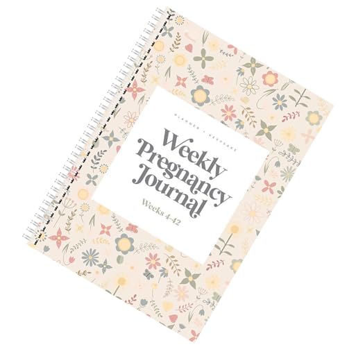 Pregnancy Journal - Weekly Organizer and 8.3x11.2 Inch Keepsake Book for Documenting Pregnancy Memories | Eleganter Baby-Planer for Tracking Milestones and Preparing for Baby von Qhvynpo