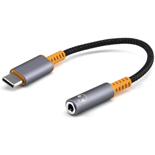 USB Typ C auf 3.5mm Kopfhörer Jack Adapter, Audio USB C auf Aux Dongle Kabel für Samsung Galaxy S21 S20 Ultra S20+ Note 20 10 S10 S9 Plus, Pixel 4 3 2 XL, ipad Pro und mehr von QiCheng&LYS