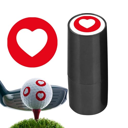 Golfball Stempel, Golfball Stempel Marker Wiederverwendbare Golfball Markierung Golfball Marker Stempel Wasserdicht Personalisieren Sie Ihre Golfbälle Ball Golf Zubehör von Qidures