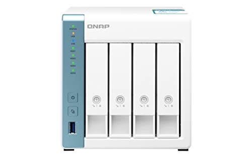 QNAP 250557 TS-431K 8TB 4 Bay Desktop NASLösung|Installiertmit4x2TBWesternDigitalRedFestplatte von Qnap