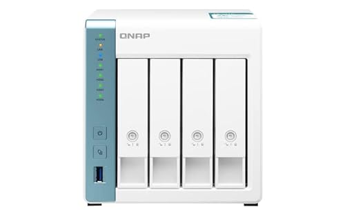 Qnap TS-431K 4-Bay 32TB Bundle mit 4X 8TB WD Red Plus von Qnap