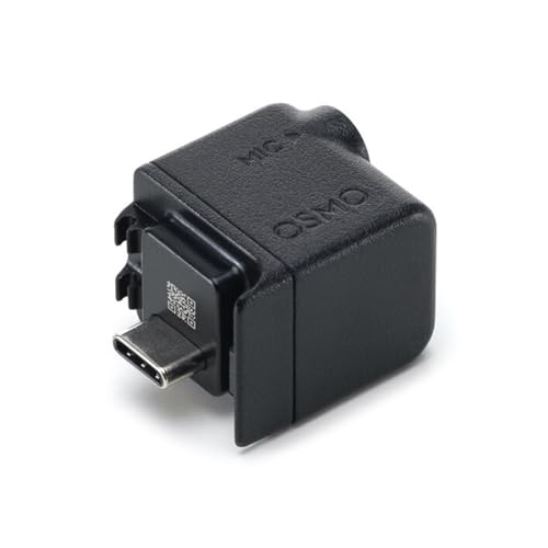 Professioneller 3,5-mm-Mikrofon-Adapter für Action 4 Kamera-Zubehör, 3,5-mm-Mikrofoneingang mit USB-C-Netzteil von Qsvbeeqj