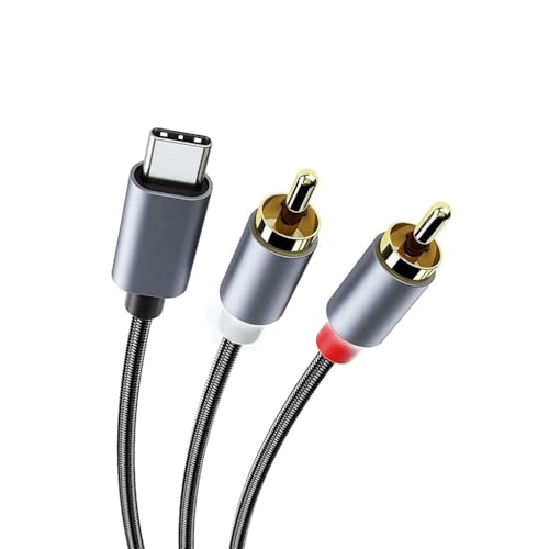 Qsvbeeqj USB Typ C Kabel Stereo Tonübertragung Vergoldete Anschlüsse Kabeldraht Für Mischpulte von Qsvbeeqj