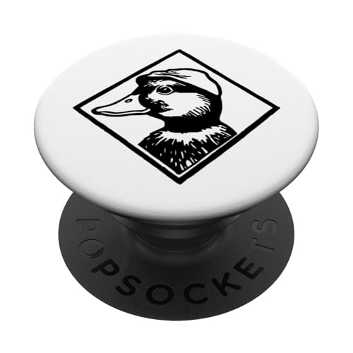 Enten-Illustration PopSockets Klebender PopGrip von Quack Art Studio