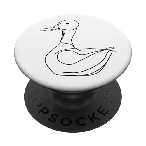 Enten-Illustration PopSockets Klebender PopGrip von Quack Art Studio