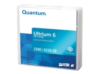 Quantum MR-L6MQN-01, Leeres Datenband, LTO, 2,5 TB, 6,25 TB, Schwarz, Grau, 10 - 45 °C von Quantum