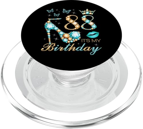 88. Es ist mein Geburtstag, 88 Jahre alt, 88. Geburtstag Königin PopSockets PopGrip für MagSafe von Queen Birthday Ideas for Women and Girls