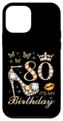 Hülle für iPhone 12 mini 80th It's My Birthday Party 80 Jahre alt 80th B-Day Queen von Queen Birthday Ideas for Women and Girls