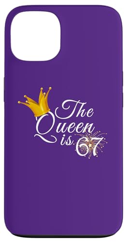 Hülle für iPhone 13 The Queen Is 67, Geschenk zum 67. Geburtstag, siebenundsechzig Jahre von Queen King Awesome Birthday Tees Collection TT