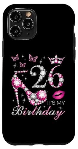 Hülle für iPhone 11 Pro 26 Es ist mein Geburtstag, 26 Jahre alt, Es ist mein 26. Geburtstag von Queen's Birthday Pinky Style Ideas