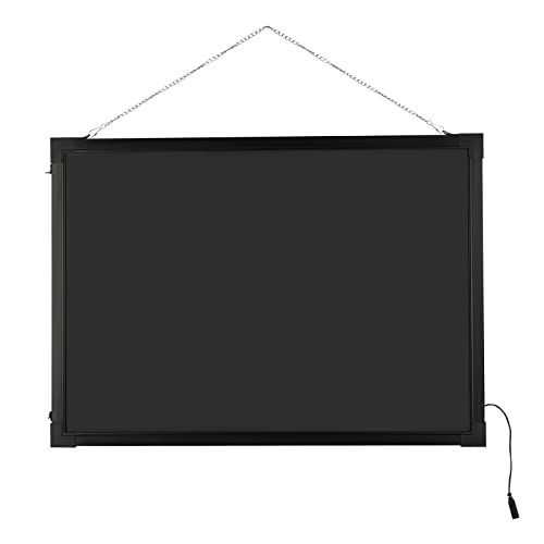 LED Schreibtafel, 50cm x 70cm Leuchtende Werbetafel mit Fernbedienung und 8 Neon-Stifte, DIY-Design Leuchttafel für Café, Bar, Restaurant, Hochzeit von Queeucaer