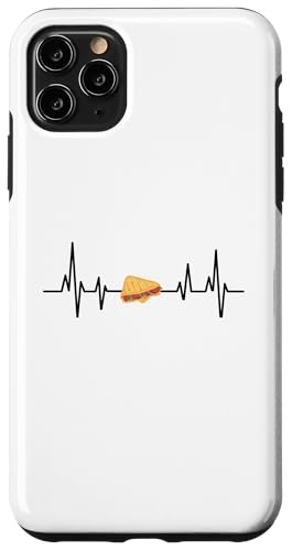 Hülle für iPhone 11 Pro Max Herzschlag EKG Quesadilla Quesadillas Mexikanisches Essen von Quesadillas Mexican Food Quesadilla Lover Gifts