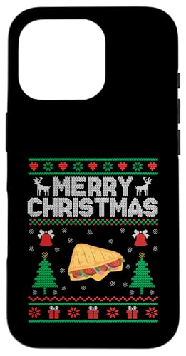 Hülle für iPhone 16 Pro Frohe Weihnachten Quesadilla Quesadillas Mexikanisches Essen von Quesadillas Mexican Food Quesadilla Lover Gifts